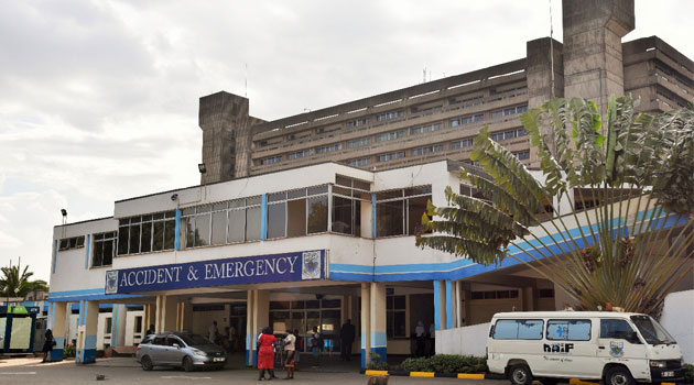The accident and emergency wing at the Kenyatta National Hospital.Photo/Courtesy