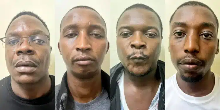 Photos of the suspects in Court: Photo/Courtesy