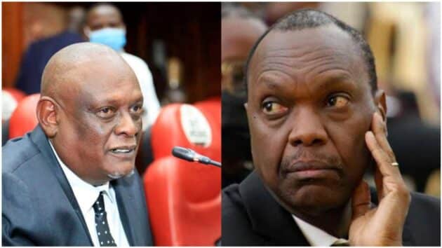 Murathe and Kioni have been suspended for gross misconduct.Photo/Courtesy