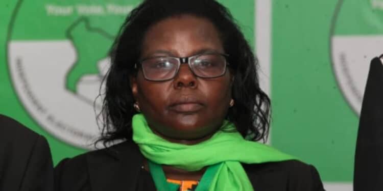 Irene Masit, the embattled commissioner of the Independent Electoral and Boundaries Commission (IEBC).PHOTO/COURTESY