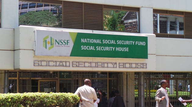 The National Social Security Fund (NSSF) offices in Nairobi.PHOTO/COURTESY