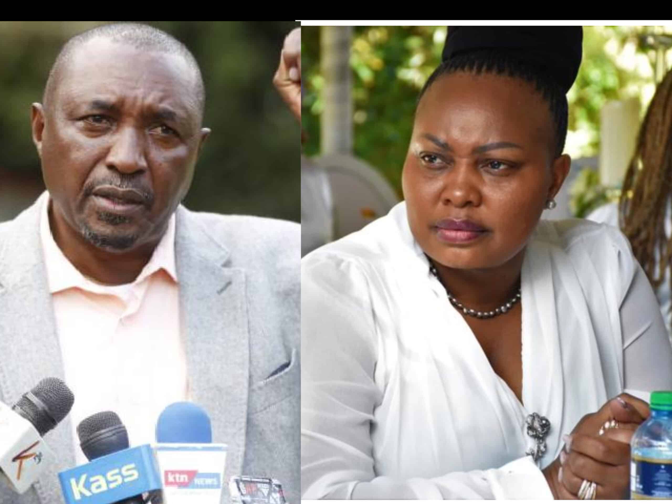 Kimani Ngunjiri and Millicent Omanga are among politicians shortlisted for CAS positions.Photo/Courtesy