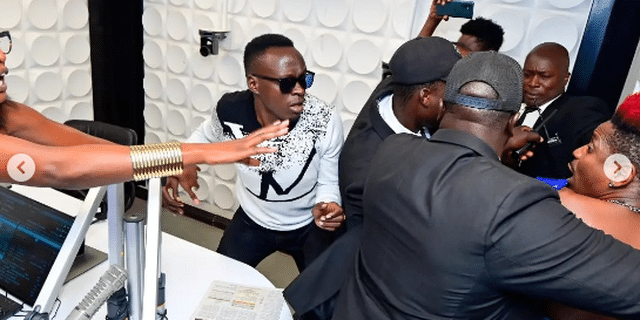 Brawl between Obinna and Eric
Photo courtesy