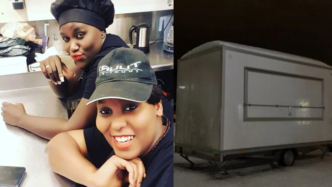 Left:Catherine Anyango and her daughter Michelle Anyongo. Right is their van where they were found in, dead., on Thursday, February 9.PHOTO/COURTESY