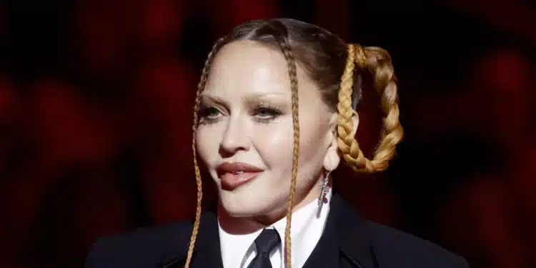 Madonna during the 65th Grammys 
Photo Courtesy