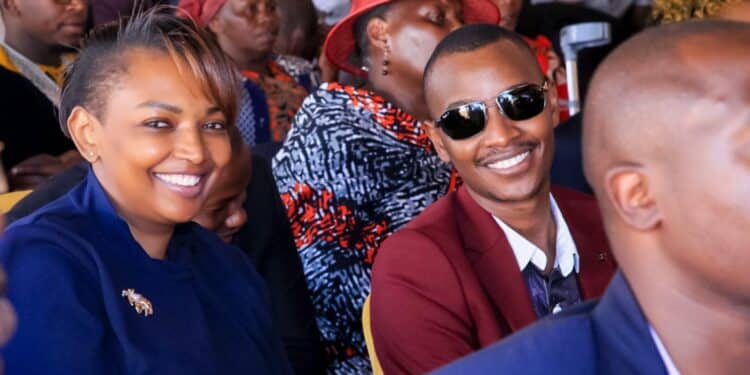Karen and Samidoh all smiles :PHOTO/Courtesy