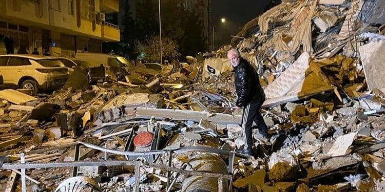 The aftermath of the deadly earthquake that hit Syria and Turkey on Monday.Photo/Courtesy