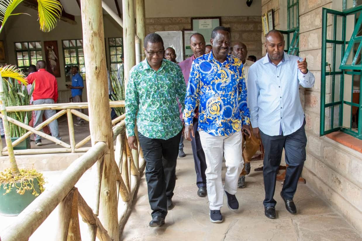 ODM leader Raila Odinga will lead Azimio leaders in what he terms as a prayer session for IEBC.Photo/Courtesy