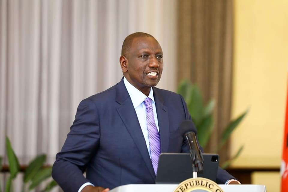 President Ruto says he will not allow same sex marriages in Kenya.Photo/Courtesy