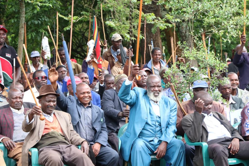 Njuri Ncheke elders during a past cultural function.PHOTO/COURTESY