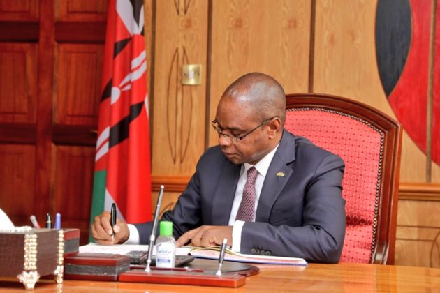 Senate Speaker Amason Kingi. Photo/Courtesy