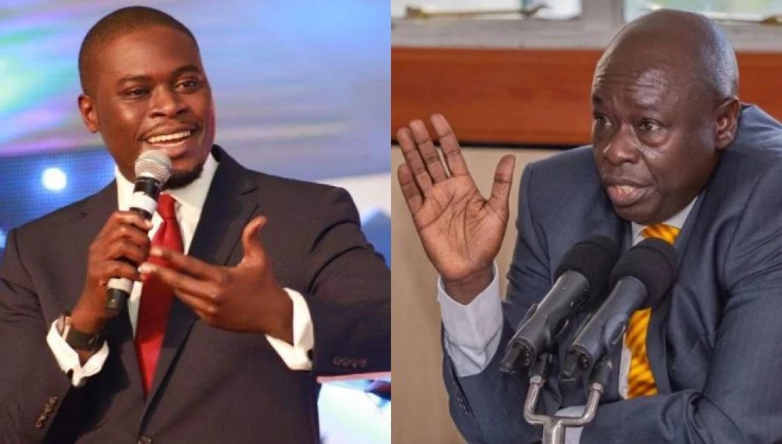 Nairobi Governor Johnson Sakaja and Deputy President Rigathi Gachagua.PHOTO/COURTESY