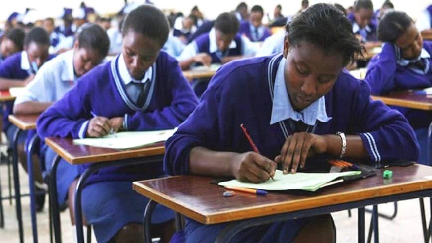 High School students sitting for a national examination.PHOTO/COURTESY