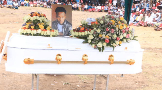 Exhumation of the Late Jeff Mwathi Currently Underway: PHOTO/Courtesy