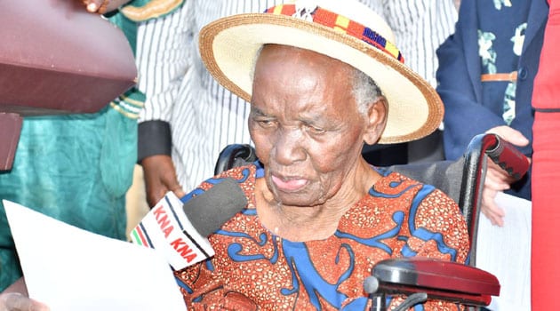 Mama Grace Onyango passed on in while undergoing treatment in Kisumu.Photo/Courtesy