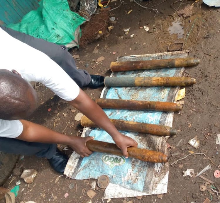 The Motor Bombs Discovered by Fishermen :PHOTO/Courtesy