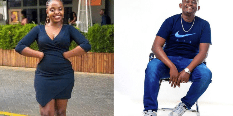 The late Brenda Kawira alongside her boyfriend Dj Dela :PHOTO/Courtesy