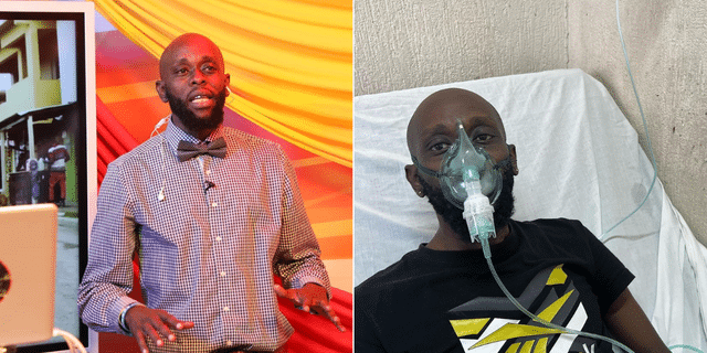 An ailing Mc Fullstop :PHOTO/Courtesy
