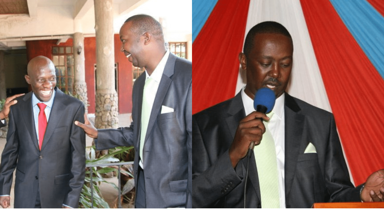 Throwback Photo of Wesonga and Kibe :PHOTO/Courtesy