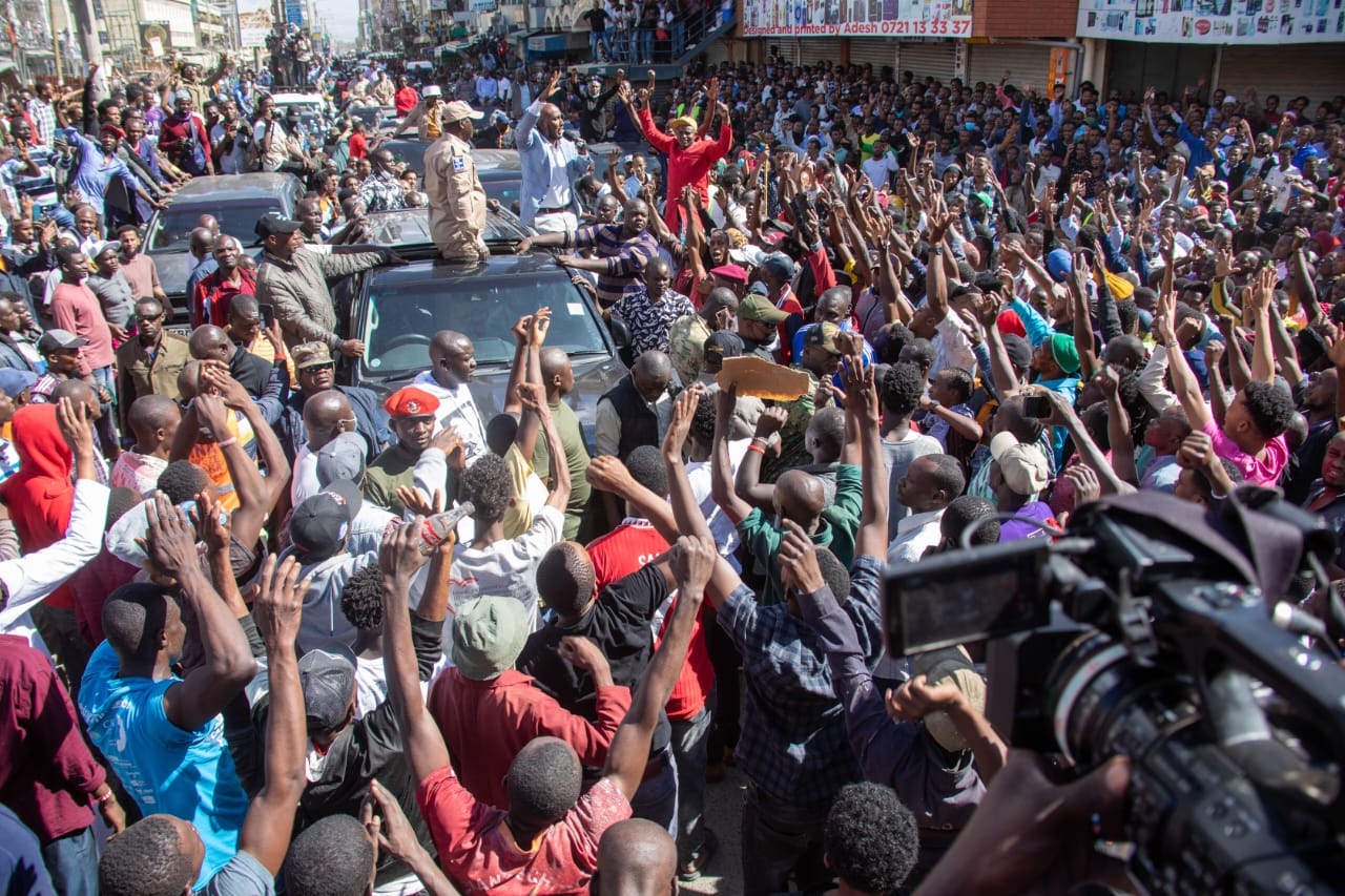 Azimio leader Raila Odinga announced that the protests will be held on every Monday and Thursday.Photo/Courtesy