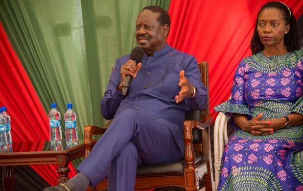 Azimio leader Raila Odinga. Photo/Courtesy