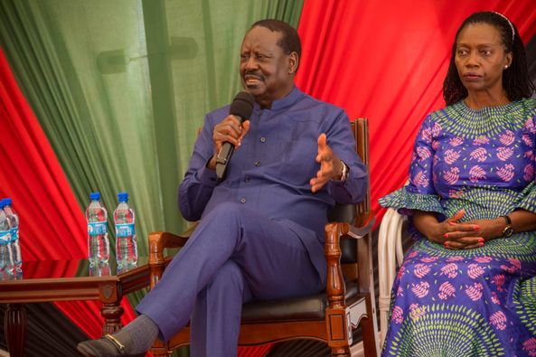 Azimio leader Raila Odinga. Photo/Courtesy