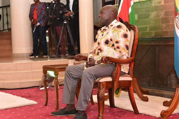 Gachagua says that his official residence needs serious renovations.Photo/Courtesy