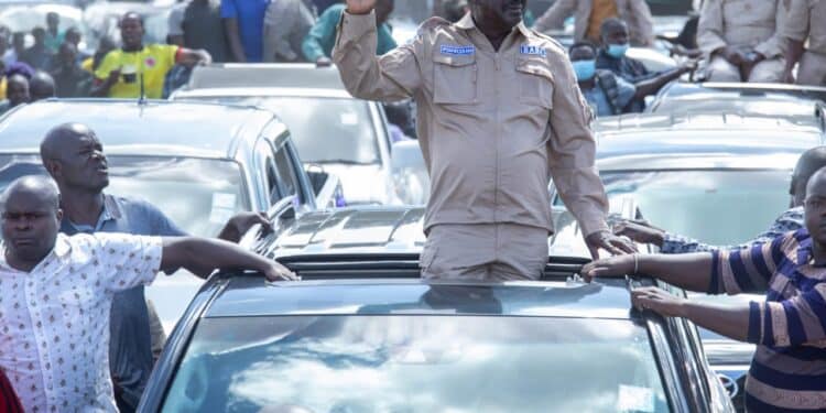 Raila has accused the companies of protecting the governments interests. Photo/Courtesy