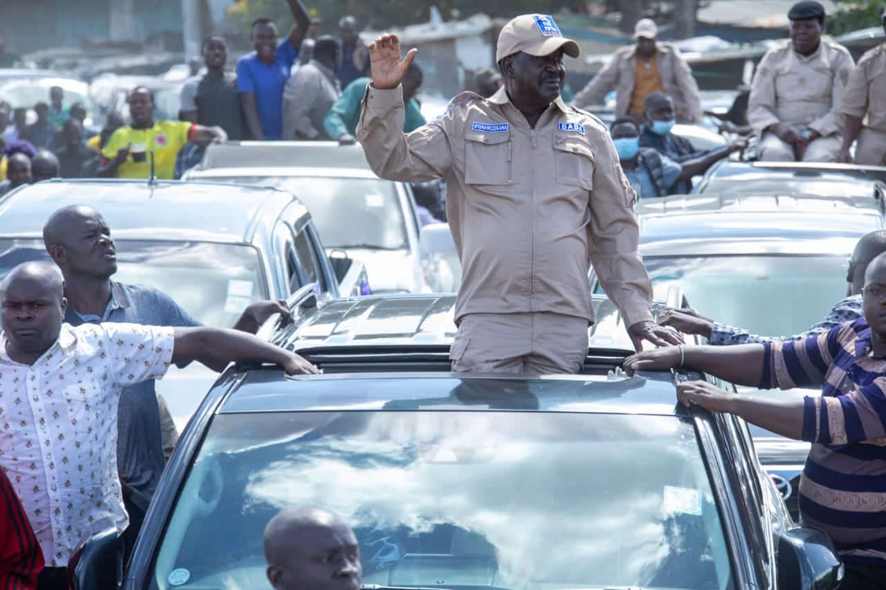 Raila has accused the companies of protecting the governments interests. Photo/Courtesy
