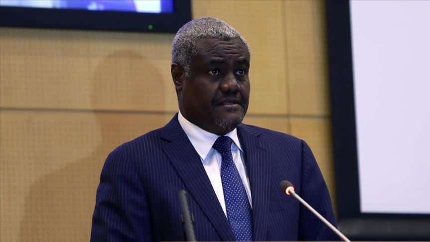 AU chair person Moussa Faki.PHOTO/COURTESY