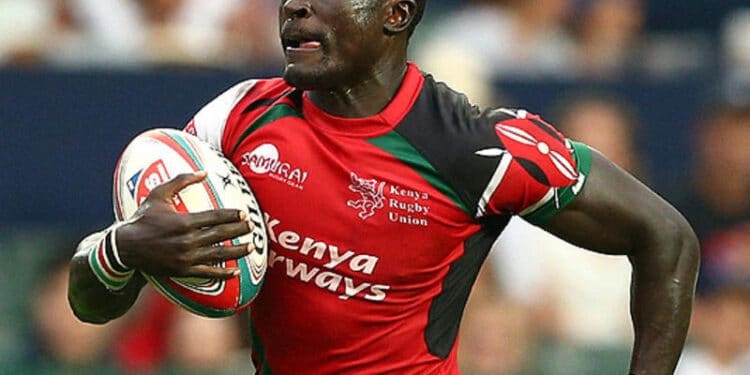 Kenyan Rugby Star Collins Injera.PHOTO/COURTESY