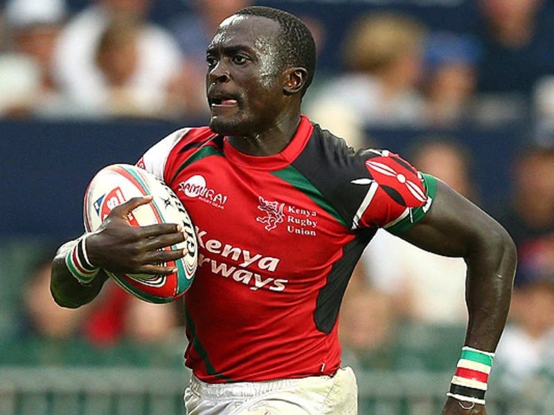 Kenyan Rugby Star Collins Injera.PHOTO/COURTESY