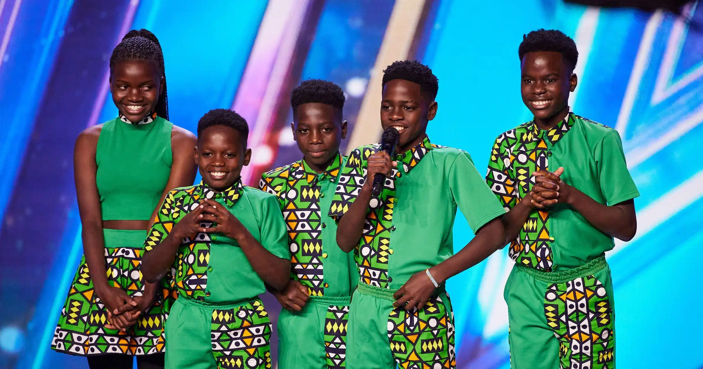 Ugandan Ghetto Kids at the Britian's Got Talent Show :PHOTO/Courtesy