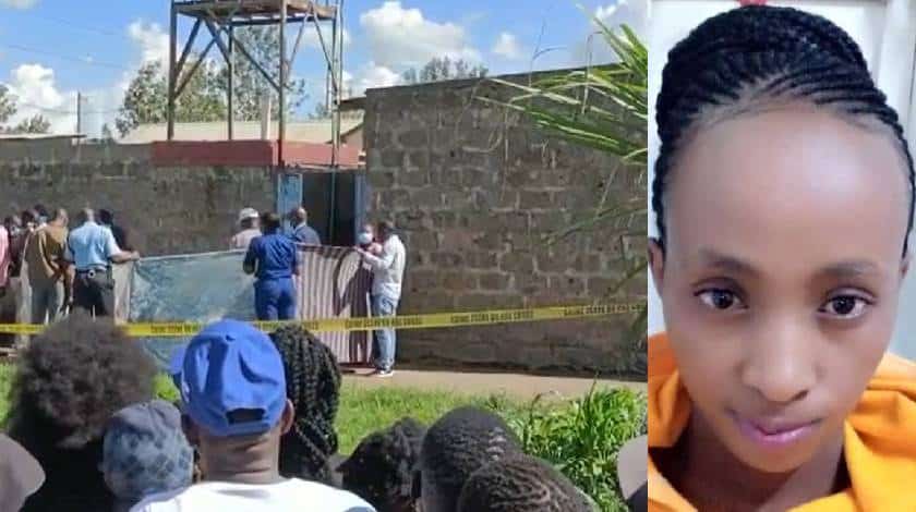 Risper Ndunge whose Body was Stuffed in a Suitcase in Ruiru :PHOTO/Courtesy
