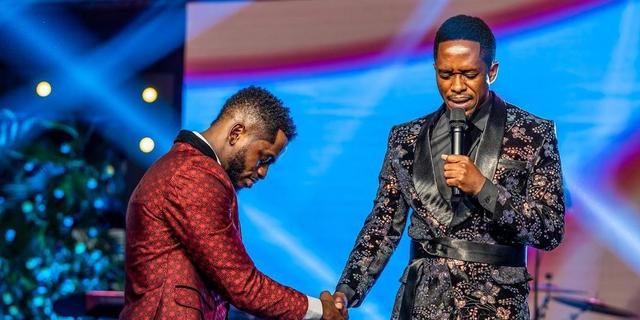 Diamond Platinumz with Attending a Christian Event: PHOTO/Courtesy