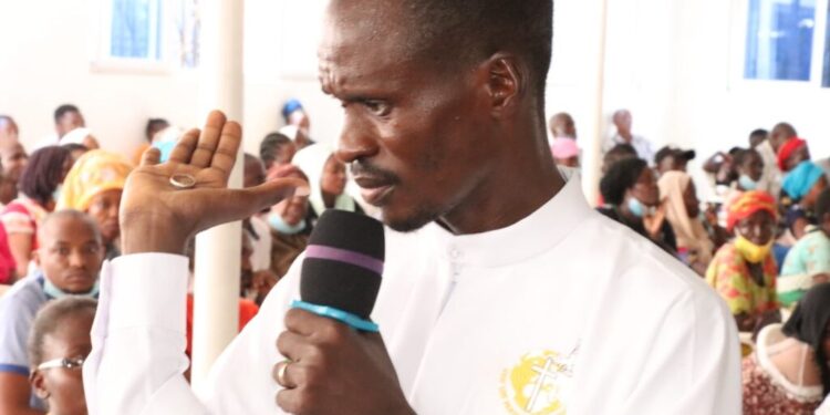 Pastor Ezekiel during one of his church services

Photo Courtesy