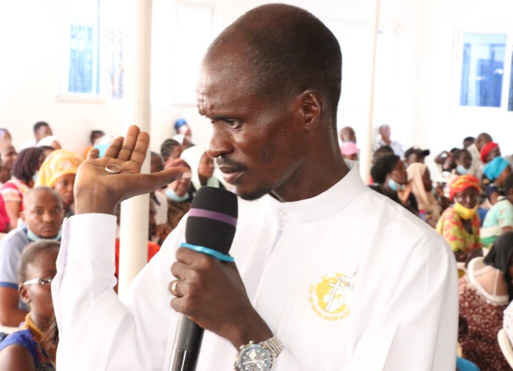 Pastor Ezekiel during one of his church services

Photo Courtesy