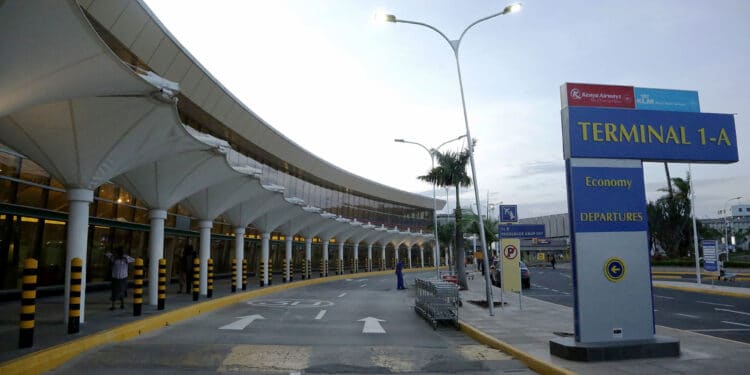 KAA closed down the runway and suspended incoming and outgoing flights.Photo/KAA