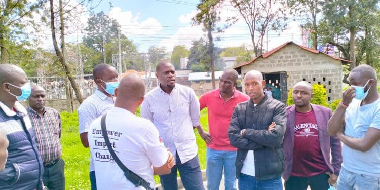 Nairobi Governor Johnson Sakaja when he inspected ongoing renovation works at the City Mortuary.Photo/Courtesy