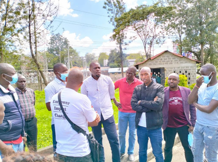 Nairobi Governor Johnson Sakaja when he inspected ongoing renovation works at the City Mortuary.Photo/Courtesy