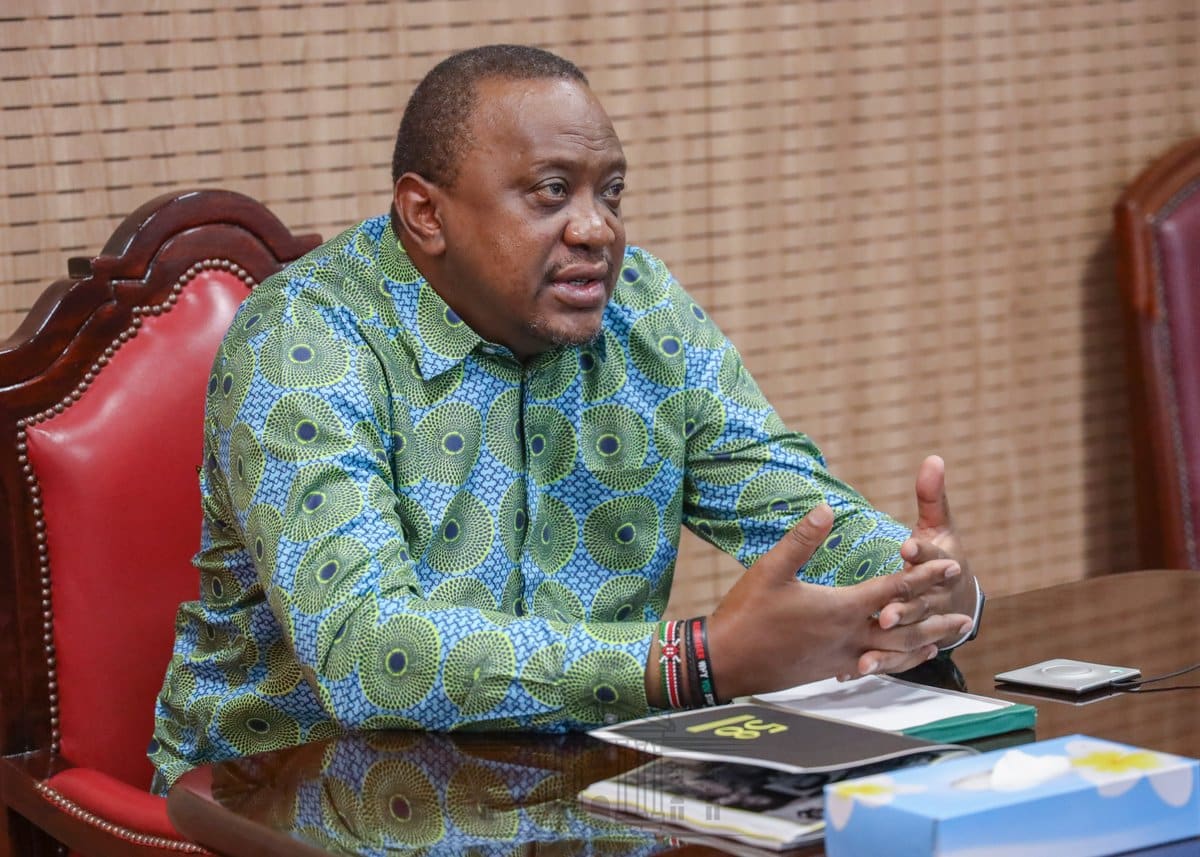 Former President Uhuru Kenyatta.Photo/Courtesy