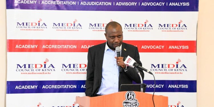 The Media Council of Kenya CEO David Omwoyo defends journalists covering Azimio Demos
