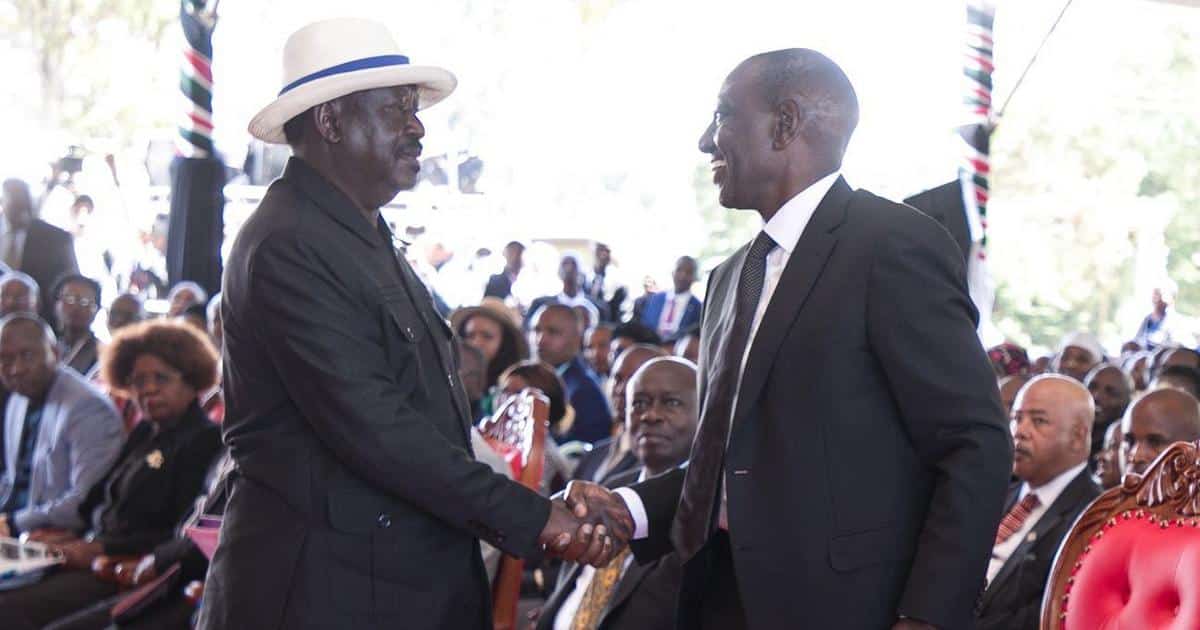 Ruto says he is ready to meet Raila any time.