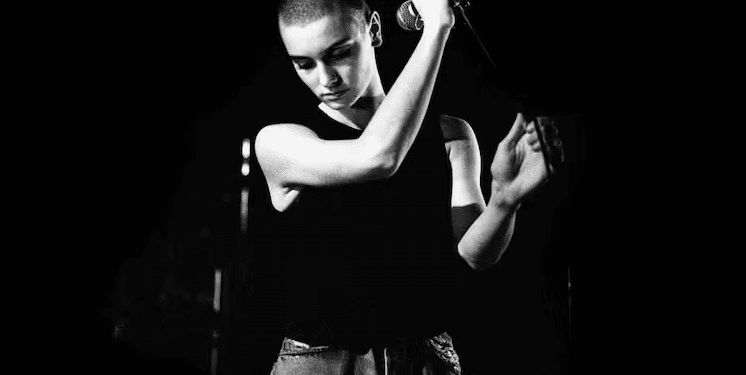 Irish singer Sinead O'Connor performs at Paradiso in Amsterdam in March 1988. Paul Bergen/Redferns via Getty Images