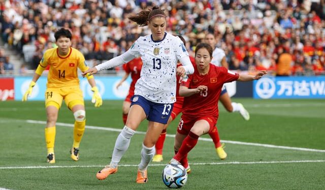 Alex Morgan is the highest paid female footballer.