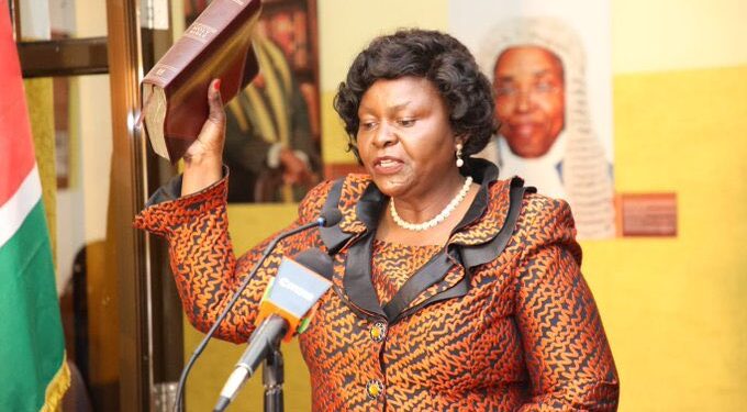 Wary Wanyonyi, Chebukati's Wife and CRA Chairperson.