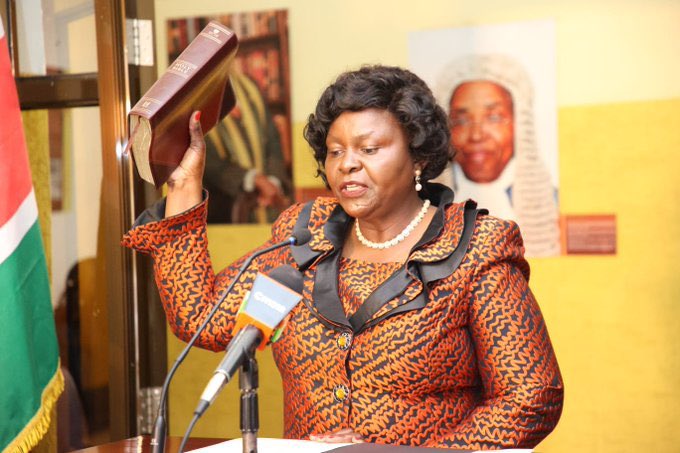 Wary Wanyonyi, Chebukati's Wife and CRA Chairperson.
