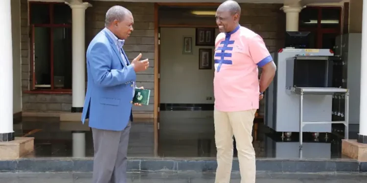 President Ruto and National Treasury CS Prof Njuguna
