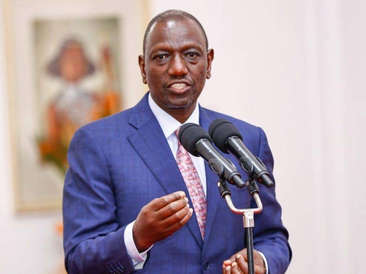 President William Ruto. PHOTO/Courtesy
