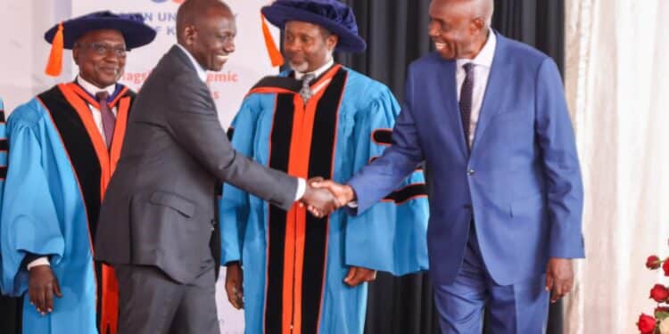 Ruto Appointed Mwangi As The Chancellor For Open University Of Kenya.